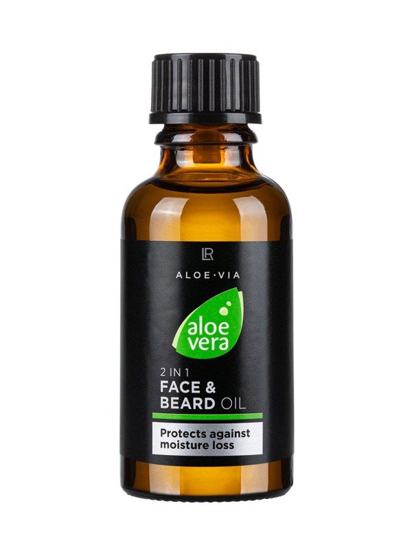 Homme : Huile 2en1 pour le visage et la barbe